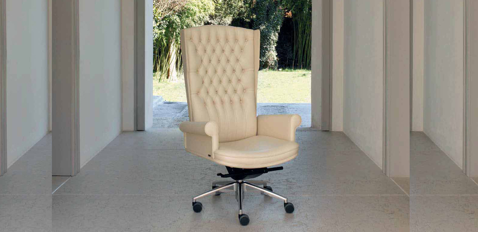 Empire leather armchair Mascheroni כיסאות קלאסיים