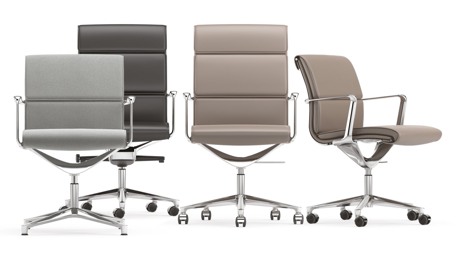 כסאות מנהלים Una Chair של ICF סביב שולחן ישיבות