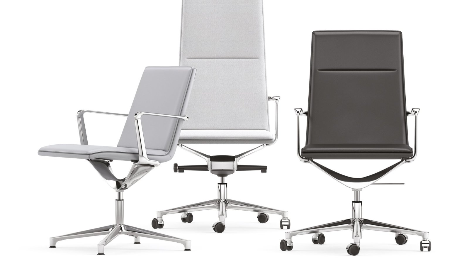 כסאות מנהלים Valea Chair של ICF סביב שולחן ישיבות