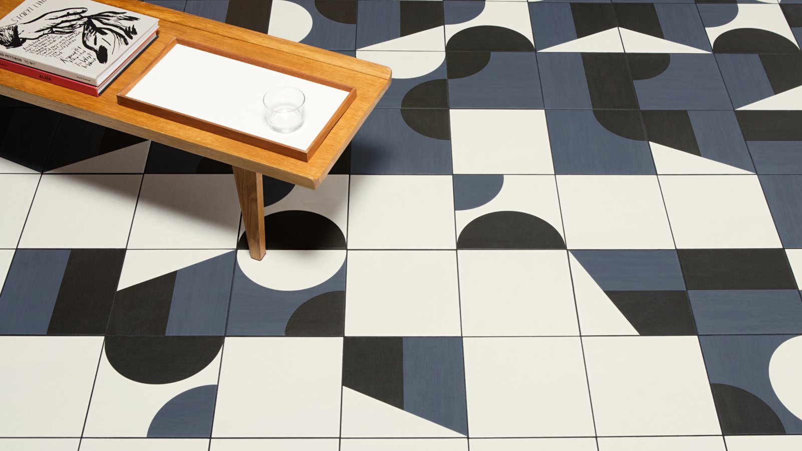רצפת פורצלן Puzzle של Mutina