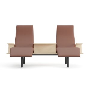 Pausit Lounge עם שני מודולי שזלונג ושולחן ביניים