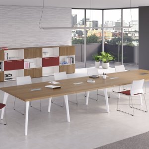 ארונית Attiva עם שלוש מגירות מתכת וידיות מצופות כרום