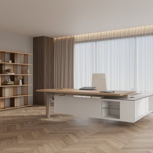 רגליים מזכוכית מחוסמת בשולחן Cloud של Codutti