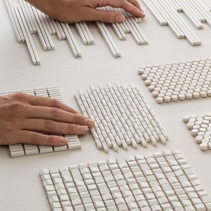 Phenomenon Honeycomb A Grigio מקרוב