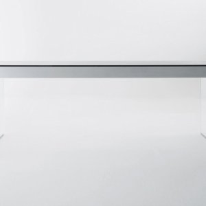 פרט אלומיניום שחור מוברש ביד ב-Air Desk