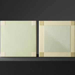 סלון עם קיר Homage to the Square