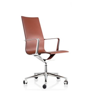 Kuna Chair בעור שחור