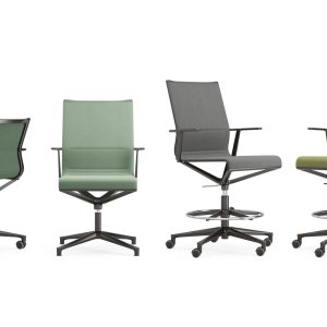 שלדה צבועה באבקה בגוון אפור משי של ICF Office