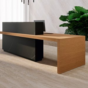 דלת מגנטית נשלפת מתחת למשטח של Kyo Reception