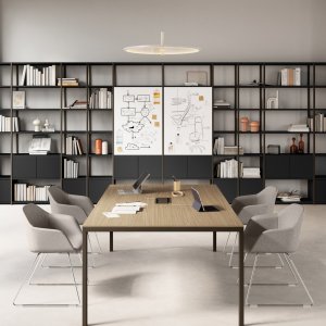Top access בפתיחת flip-top עם מברשת אבק ותעלה על שולחן Sigma