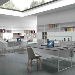 שולחן יחיד 20.Venti של MDF Italia במשטח Fenix מט