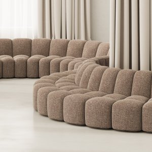 Array של mdf italia עם שולחן מאגוז Canaletto