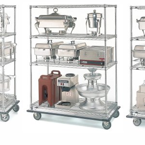 עמוד SiteSelect ושרוול קוני במדף Super Erecta Metro