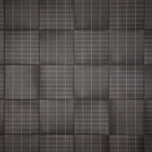 קיר חדר רחצה באריחי Aurore Charcoal Grid L של Mutina