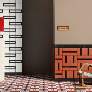 אריח חצי Frame Terracotta במידה 10.1×20.5 מתוך Mattonelle Margherita