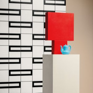 דוגמת Rhombus Black מקולקציית Mattonelle Margherita של Mutina