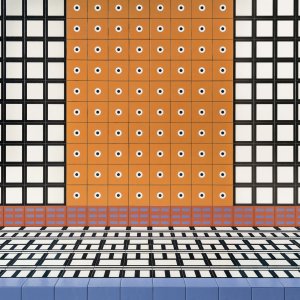 דוגמת Spring Pink מקולקציית Mattonelle Margherita של Mutina