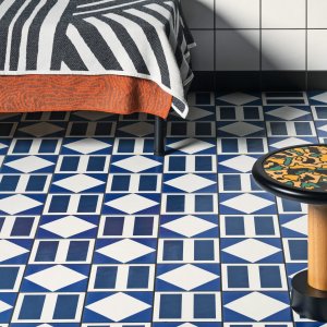 אריח 20.5×20.5 עם דוגמת Black Terracotta מסדרת Mattonelle Margherita