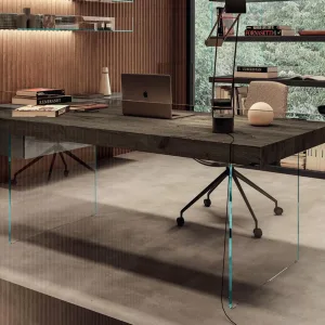 משרד מודרני עם שולחן Air Desk של LAGO