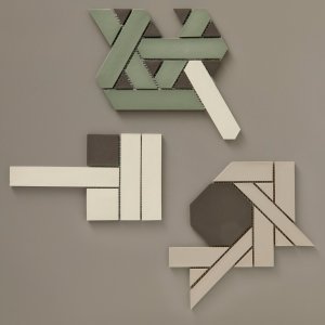 אריחיות פורצלן צבוע במסה בגוון Cream