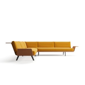 Zinta Lounge עם ריפוד על מושב ומשענת